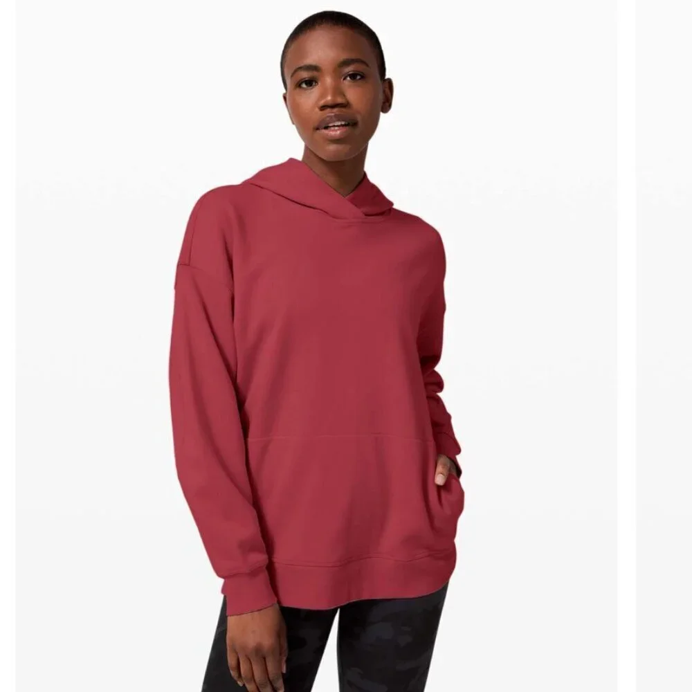 Lululemon Perfectly Oversized Hoodie Chianti - Size 6 Red Sweatshirt